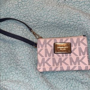 michael kors monogram wristlet
